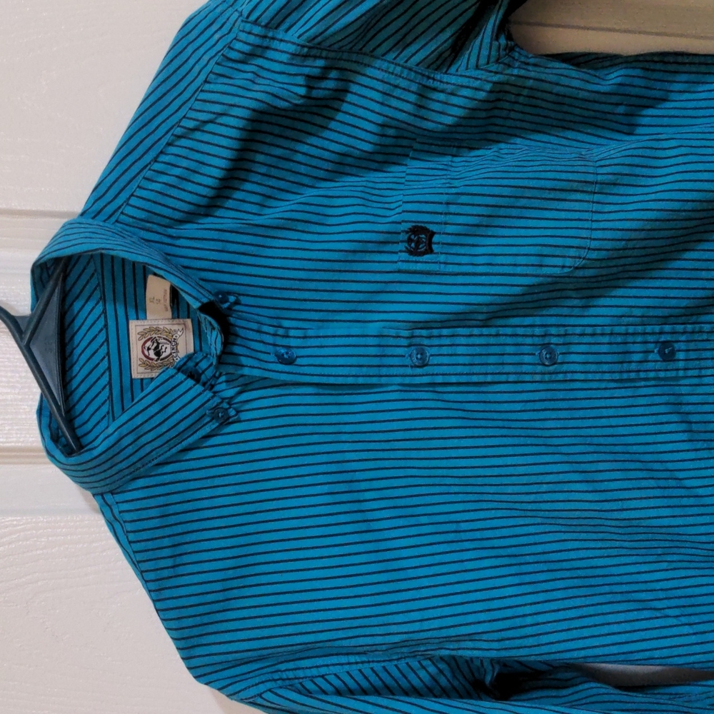 Boys cinch button down